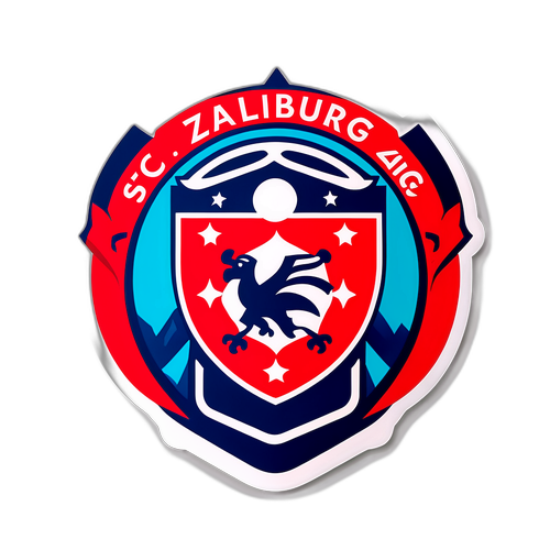 Autocollant moderne du logo du FC Salzburg