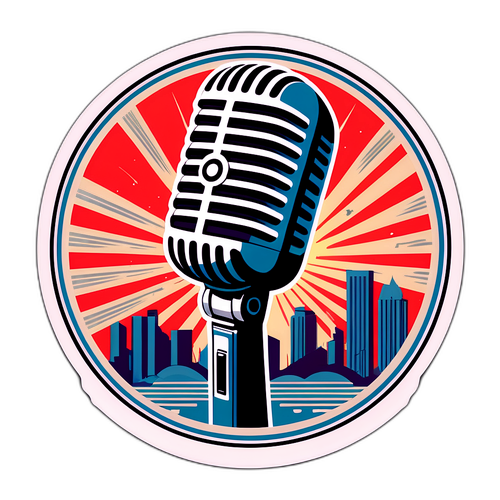 En nostalgisk klistermärke som påminner om BBC-sändningar