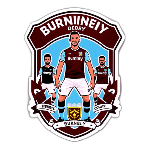 Sticker Burnley vs Derby County