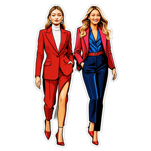 Gigi Hadid et Blake Lively : L'Illustration Éblouissante Qui Va Élever Votre Style!