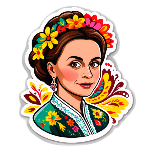 Danuta Błażejczyk w stylu folkowym