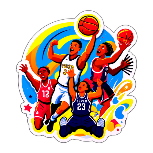 Makulay na Larawan ng Laban ng Basketbol sa pagitan ng Fever at Liberty
