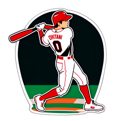 大谷翔平のホームランを打つ瞬間