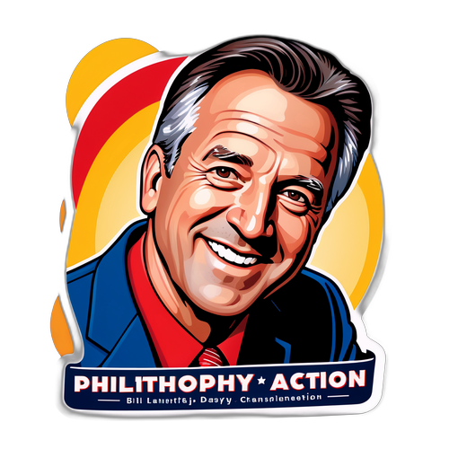 Motivational Philanthropy Sticker