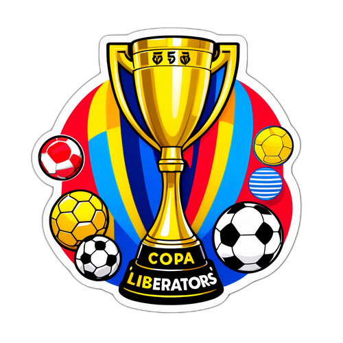 Vibrant Copa Libertadores Sticker