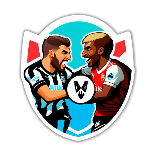 Episk Duel: Newcastle og Arsenal Maskotter i Vild Kamp Under Stadionlysene!