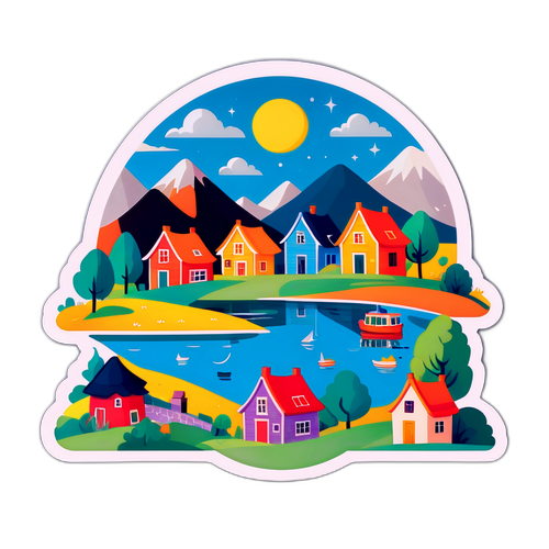 Glamsbjerg Landsby Sticker