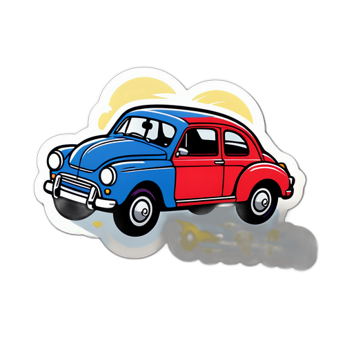 Σχεδίαση που απεικονίζει μάχη αυτοκινήτων