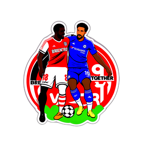 브렌트포드와 첼시의 우정을 강조한 디자인