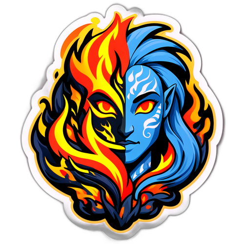 Avatar: Fire and Ash Elemental Sticker