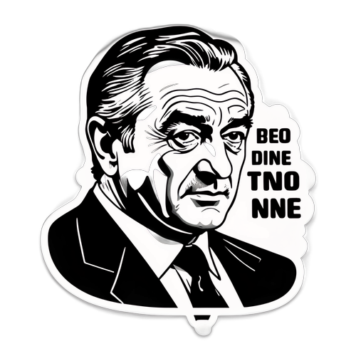 Robert De Niro i retro filmstil