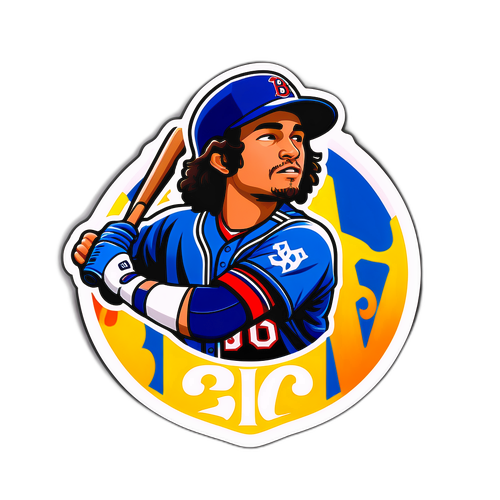 以博·比歇特為靈感的棒球貼紙