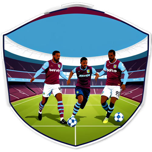 Aston Villa vs West Ham Match Dynamic Sticker