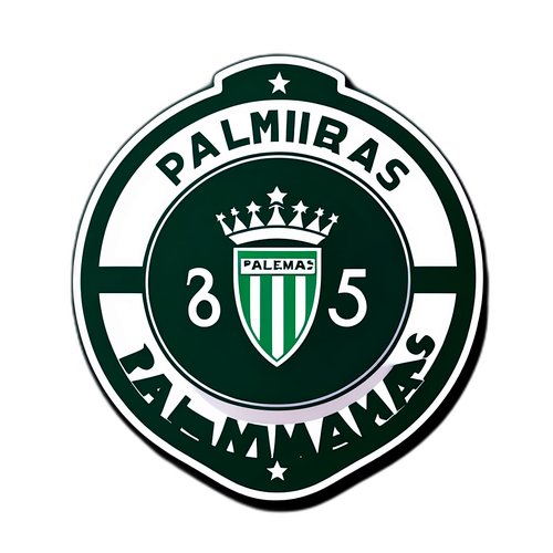 Nhãn dán kỷ niệm trận đấu lịch sử của Palmeiras
