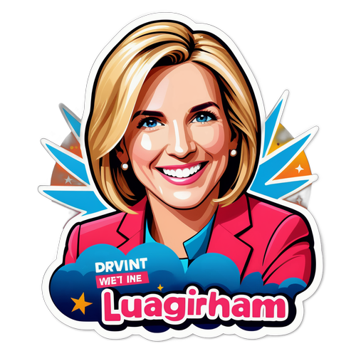 Chic Sticker of Confident Laura Ingraham