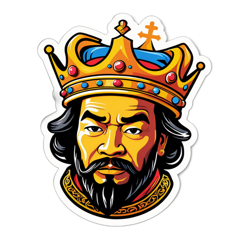 王冠之王 Hong 的名言貼紙