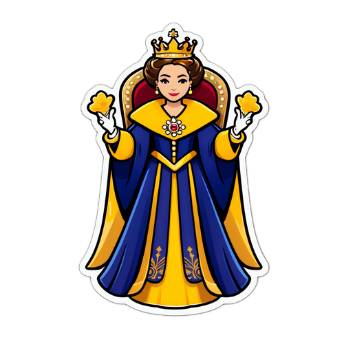 Adesivo Regale ispirato alla Regina