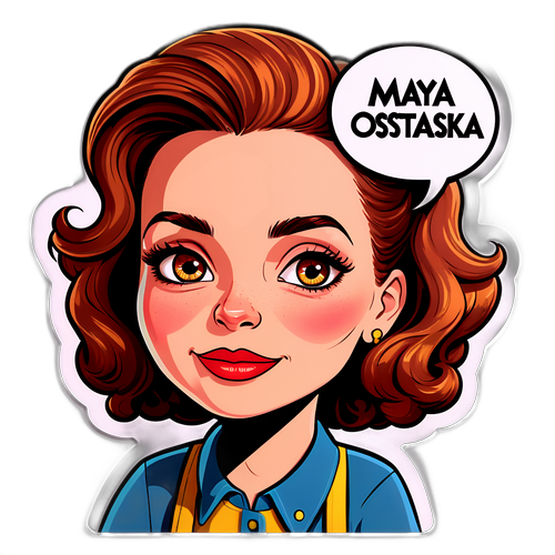 Karolina Ostaszewska w stylu cartoon