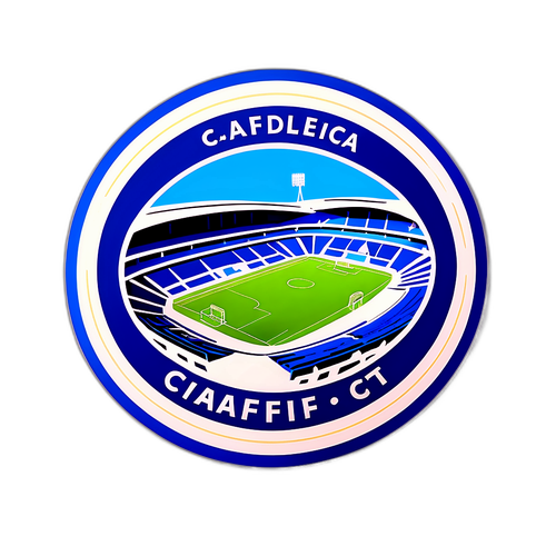 카디프 시티 경기장 스티커 디자인