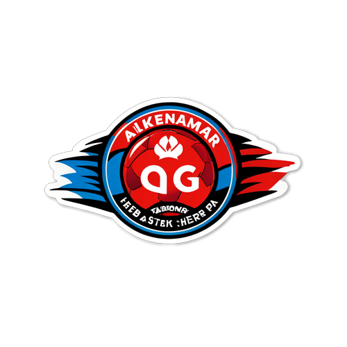 Kibandiko cha Wafuasi wa AZ Alkmaar na Heerenveen kuhamasisha michezo ya kiungwana na uaminifu.