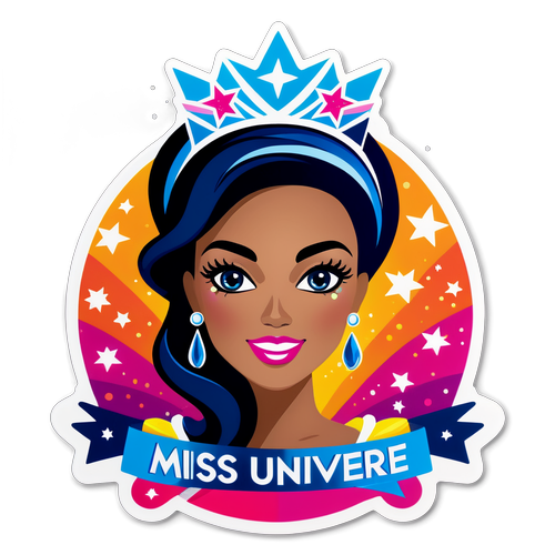 Loistava Miss Universe 2024 -logo: Tähtiä ja Värikkyyttä Kauneuden Kilpailussa!