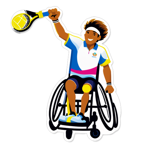 La Force des Champions: Découvrez l'Incroyable Histoire du Joueur de Tennis en Fauteuil Roulant aux Médailles Paralympiques!