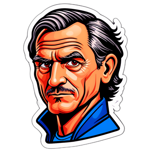 สติกเกอร์การ์ตูนโค้ชฟุตบอลโธมัส แฟรงค์