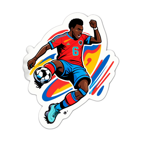 Enerjik Futbol Sticker