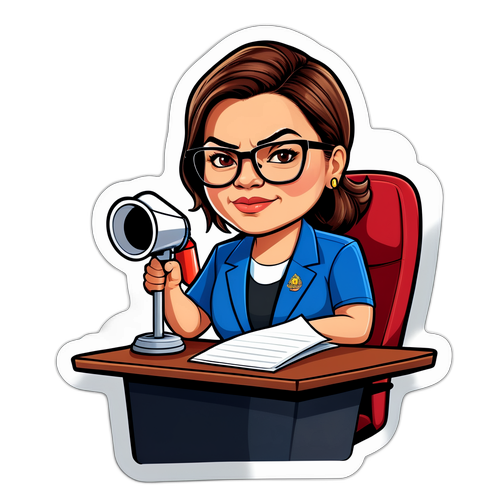 Sticker ng Cartoon ni Sara Duterte
