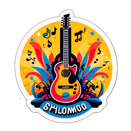 מדבקה קונצרט רטרו של שלמה ארצי