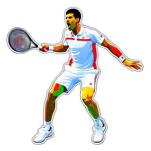 Novak Djokovic i aktion