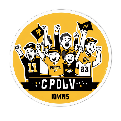 A Cheerful Showdown: Iowa vs. Purdue Fans