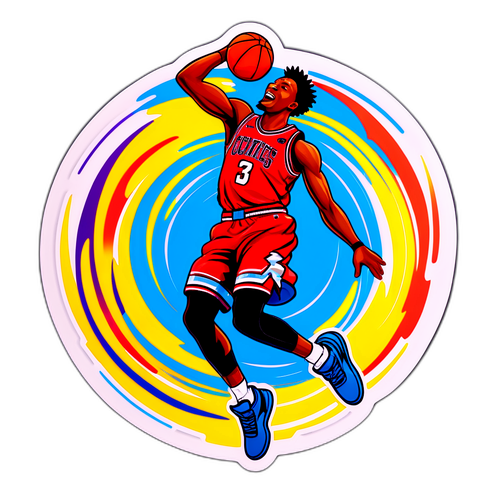 Adesivo di Scottie Barnes che schiaccia