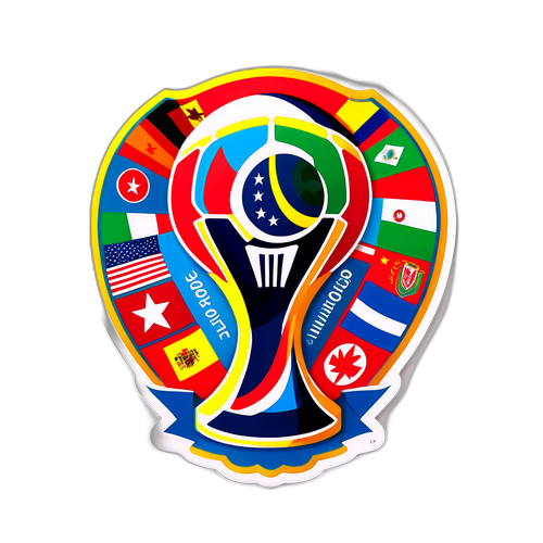 สติกเกอร์เฉลิมฉลองการแข่งขันฟุตบอลโลก