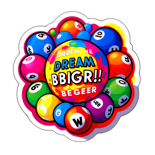 Malikhain na Sticker ng Loteriya