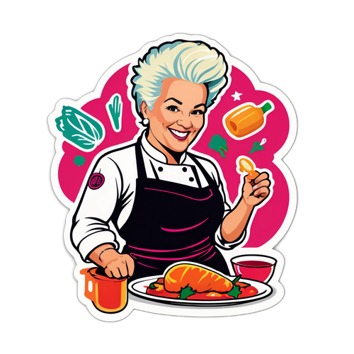 Sticker ni Anne Burrell sa Pagluluto