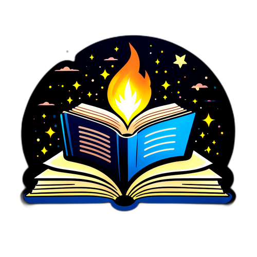 Libro Aperto con Luce Ispiratrice