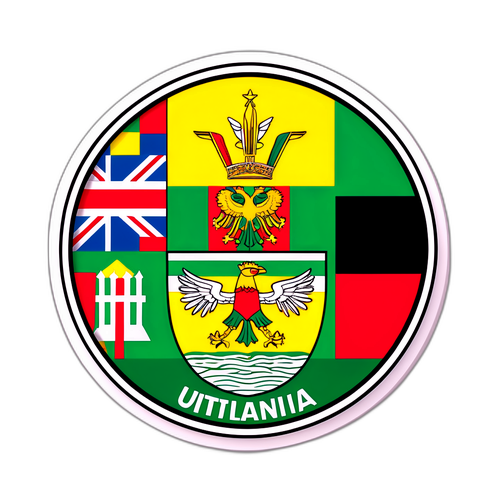 Diseño de un sticker que celebra Lituania