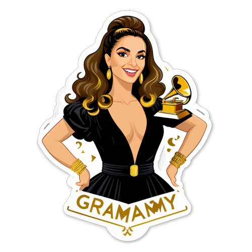 Glamour Gramamy Sticker