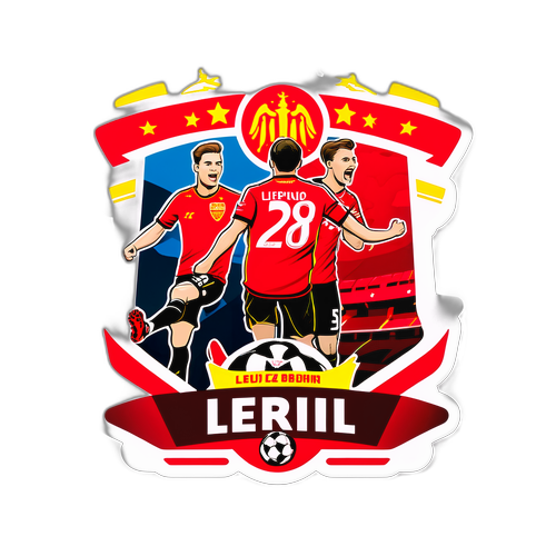 Vzrušení fotbalového zápasu Union Berlin a RB Leipzig