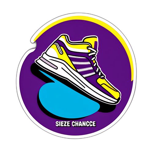 Sportssko med 'Seize Your Chance'
