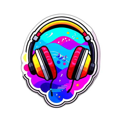 Sticker ng Mahilig sa Musika