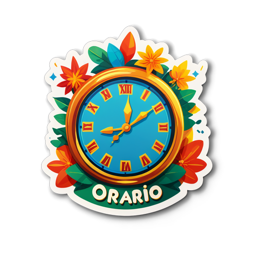 Sticker Celebrativo 'Orario'