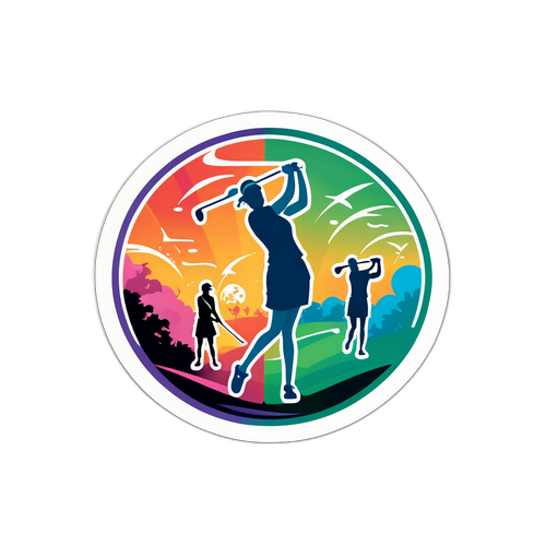 Minimalist LPGA Logo Sticker