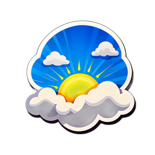สติกเกอร์พยากรณ์อากาศที่ดีสำหรับวันนี้