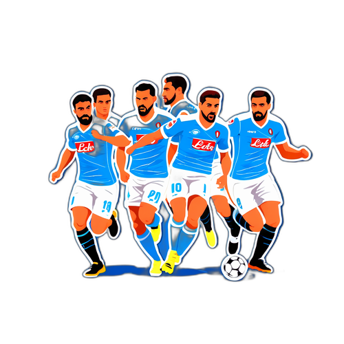 Giocatori del Napoli in Azione