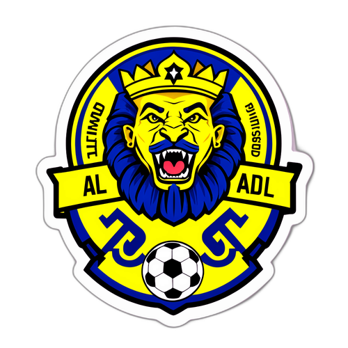 Design nálepky pro vzrušující zápas Al-Ittihad vs. Al-Nassr