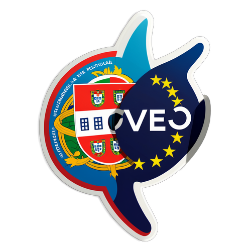 Autocolant pentru promovarea alegerilor în Portugalia