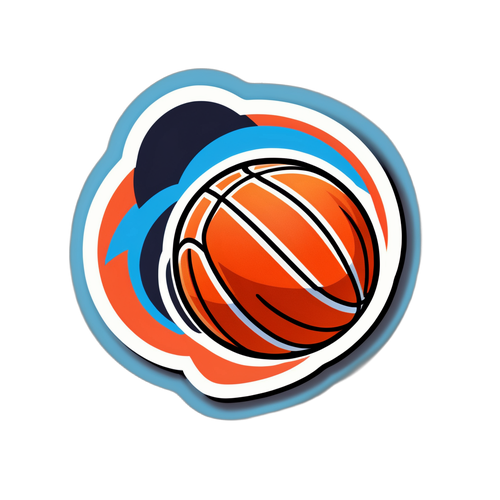 Basketbol Temalı Çıkartma: Alperen Şengün ve Top