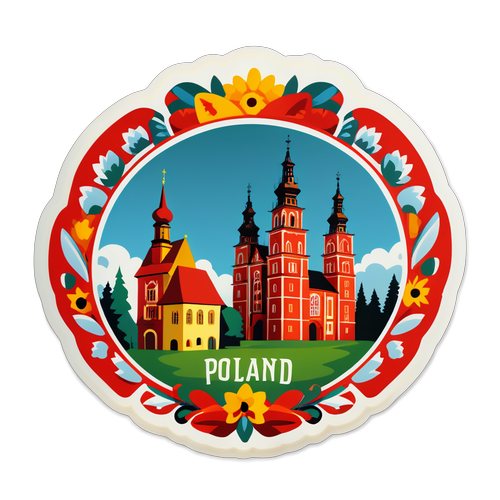 Eine nostalgische Darstellung von Polen mit traditionellen Festen und Folklore